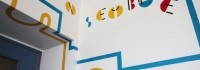 Fresque à l’école publique les Sables d’or de Saint-Pierre Montlimart