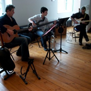  Concert jazzy, vernissage expo Benoiton, Bonin, Brunet / 2011