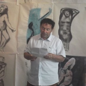 Michel Amelin, administrateur de l'association du Centre d'art